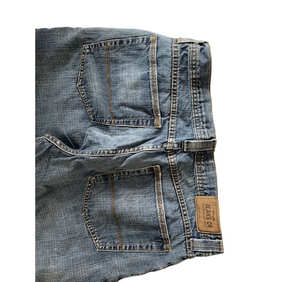 Wrangler Mens Size 33x31 Bootcut Relaxed Jeans Blue - Picture 5 of 6